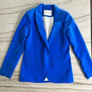 Revolve Amanda Uprichard Jane Blazer in Cobalt